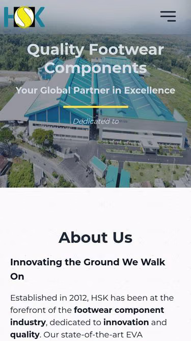 Screenshot of hsk.co.id