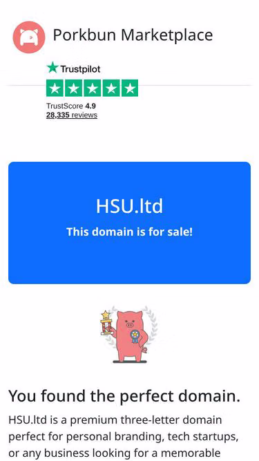 Screenshot of hsu.ltd