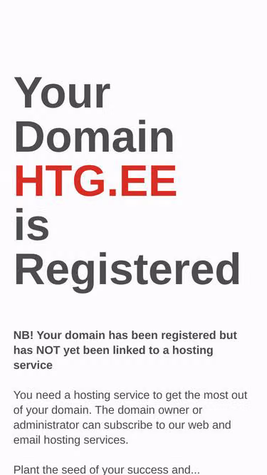 Screenshot of htg.ee