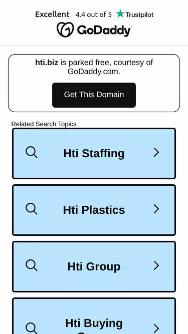 Screenshot of hti.biz