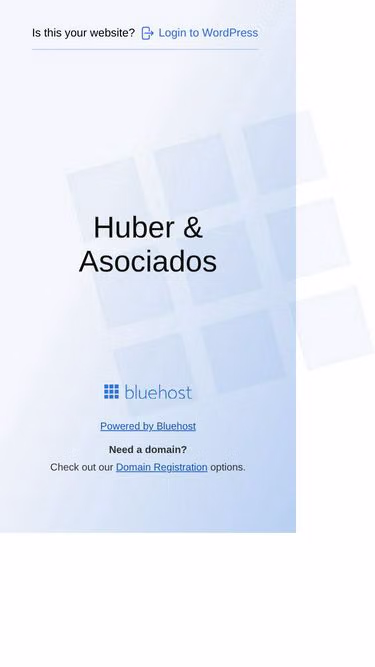Screenshot of huber.com.mx