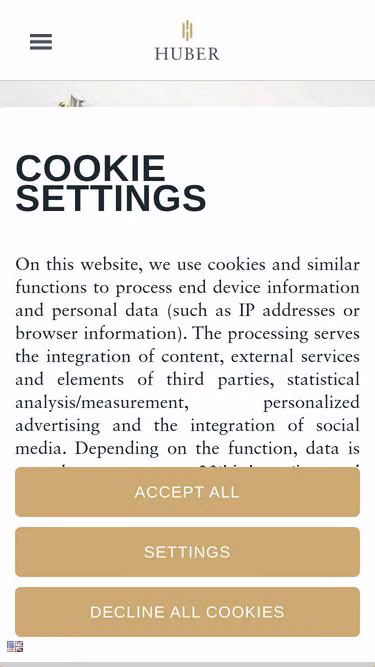 Screenshot of huber.li