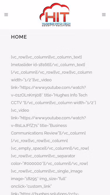 Screenshot of hughes.solutions