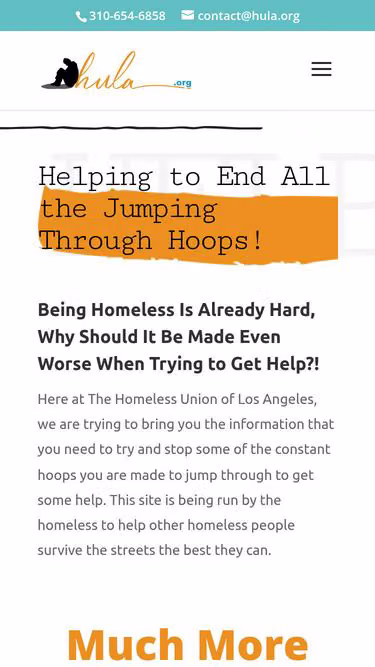 Screenshot of hula.org
