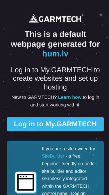 Screenshot of hum.lv