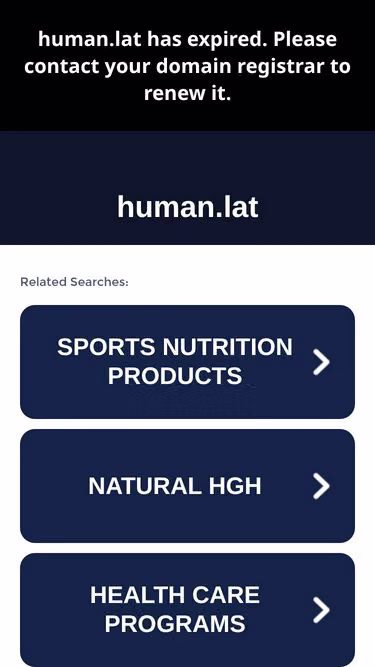 Screenshot of human.lat