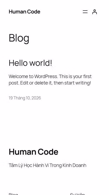 Screenshot of humancode.vn