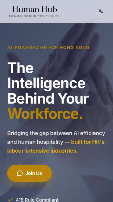 Screenshot of humanhub.biz