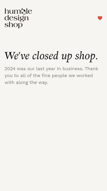 Screenshot of humble.shop