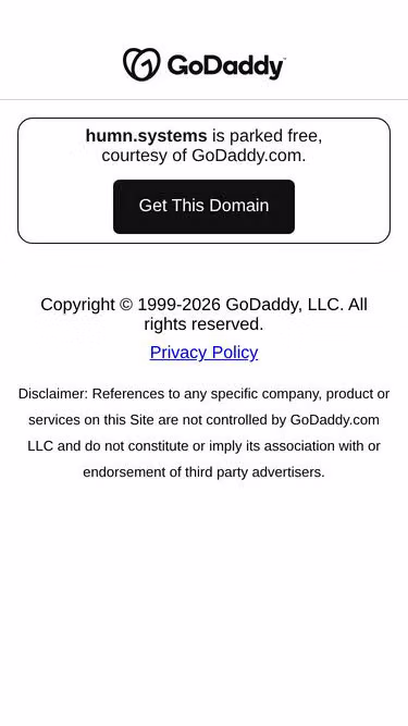 Screenshot of humn.systems