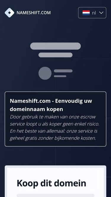 Screenshot of huno.nl