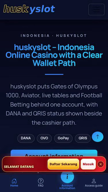 Screenshot of huskyslot.click