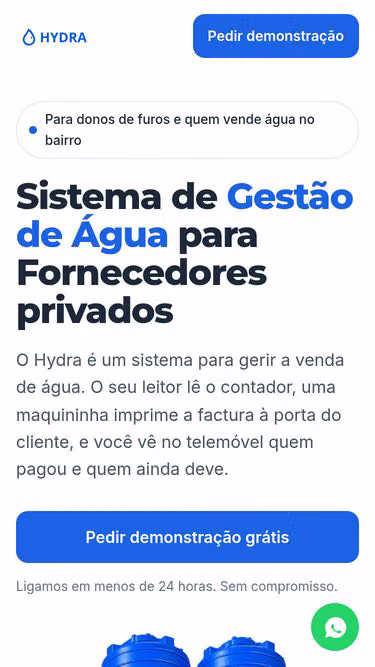 Screenshot of hydra.co.mz