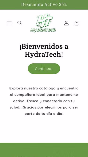 Screenshot of hydratech.store