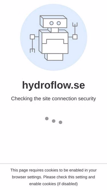 Screenshot of hydroflow.se