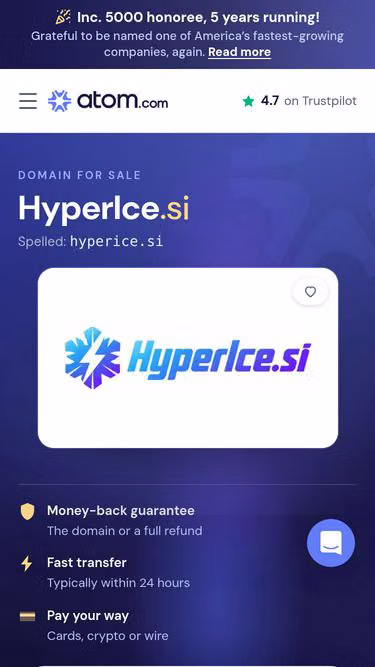 Screenshot of hyperice.si
