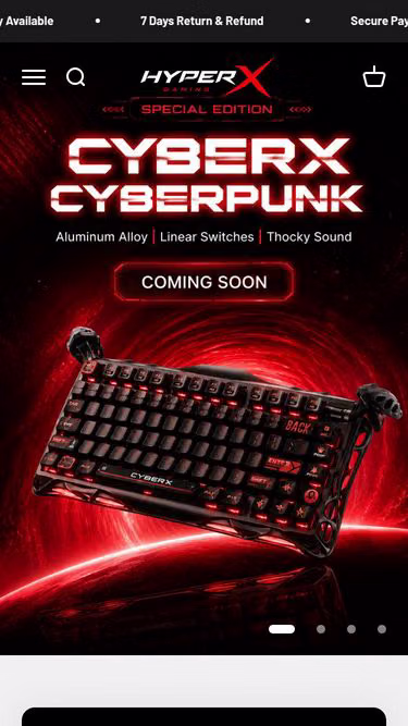 Screenshot of hyperx.shop