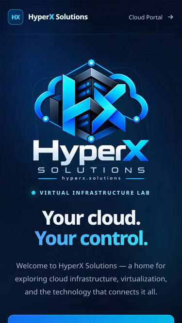 Screenshot of hyperx.solutions
