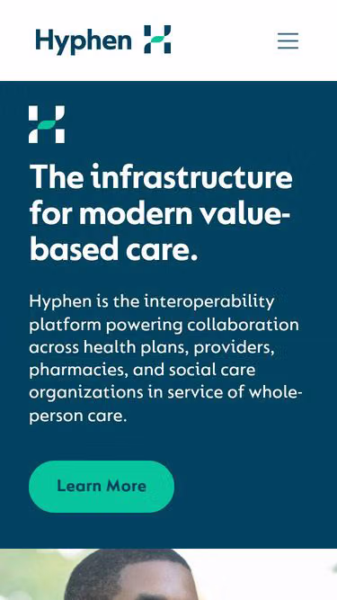 Screenshot of hyphen.care