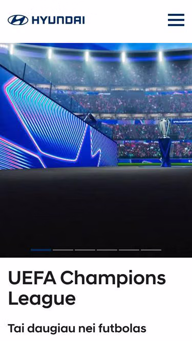 Screenshot of hyundai.lt