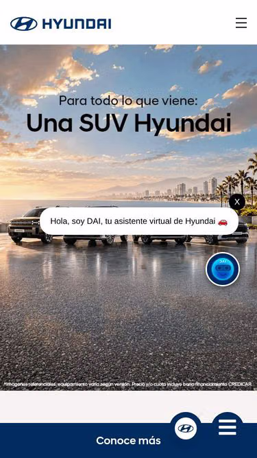 Screenshot of hyundai.pe