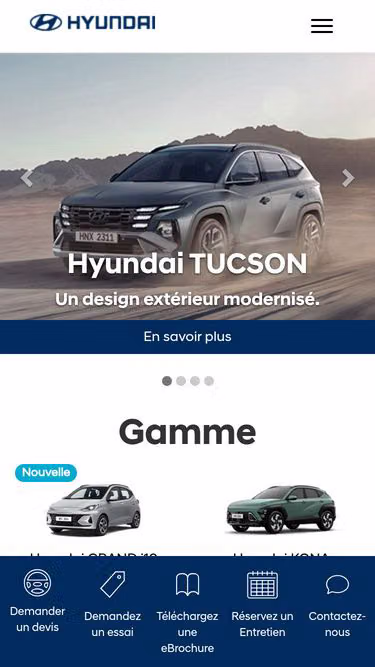 Screenshot of hyundai.sn