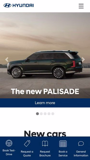 Screenshot of hyundai.ug