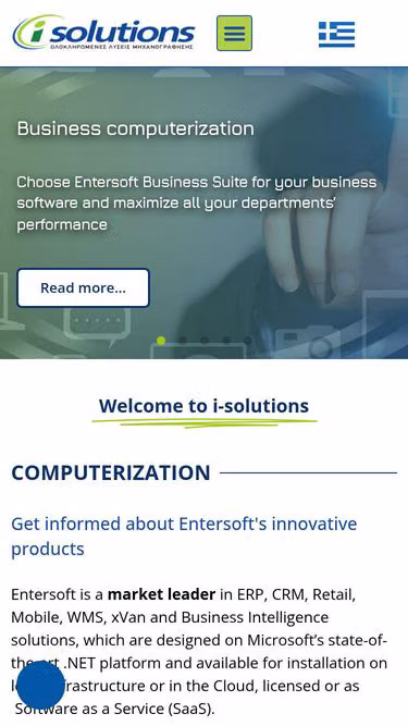 Screenshot of i-solutions.gr