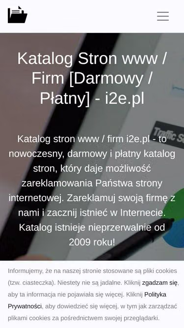 Screenshot of i2e.pl