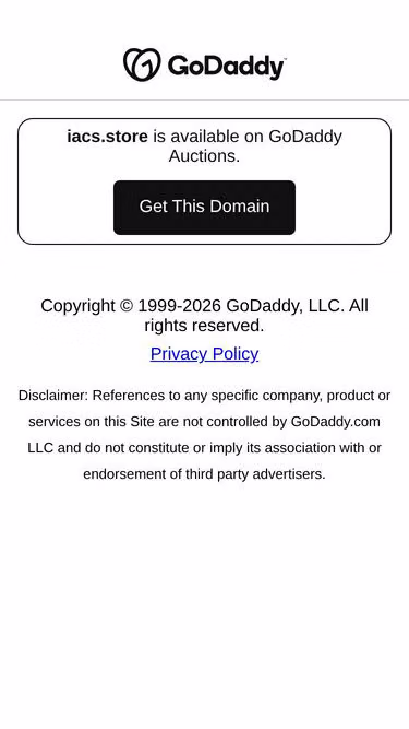 Screenshot of iacs.store