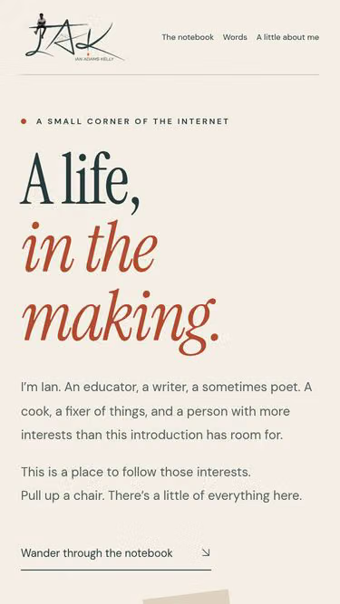 Screenshot of iak.co.ke
