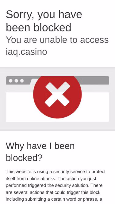 Screenshot of iaq.casino