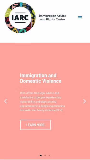 Screenshot of iarc.org.au