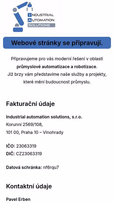 Screenshot of iasolutions.cz