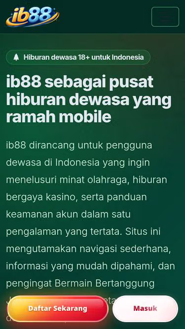 Screenshot of ib88.bet