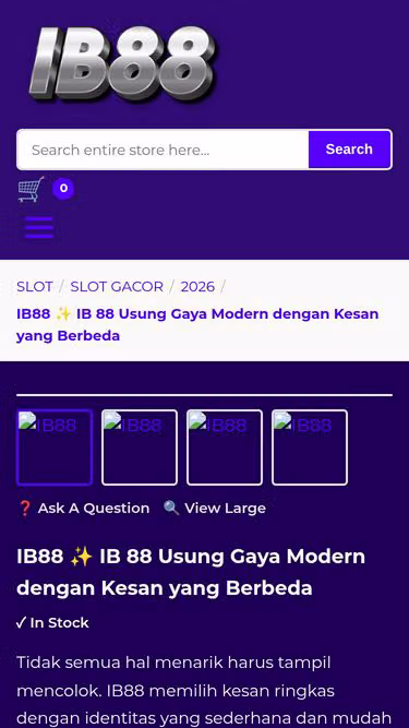 Screenshot of ib88.space