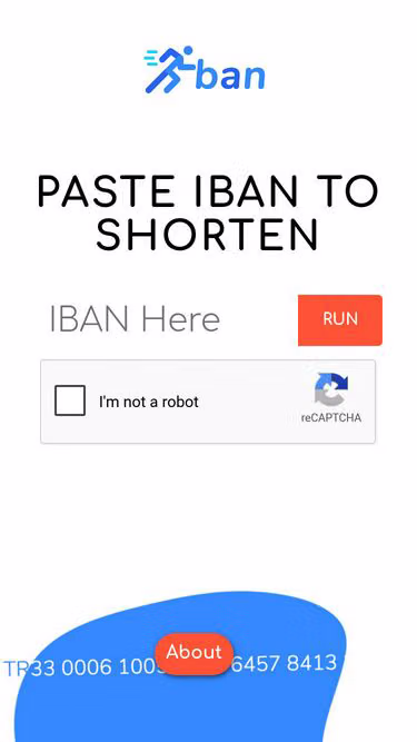 Screenshot of iban.run