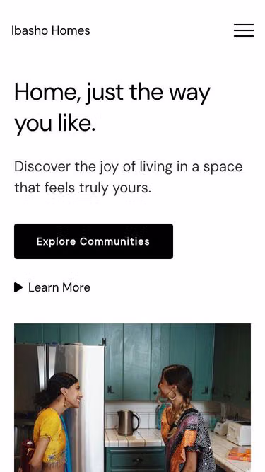 Screenshot of ibasho.homes