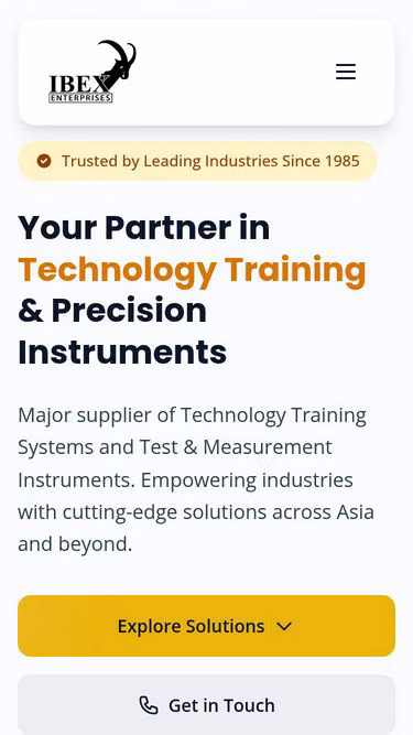Screenshot of ibex.com.sg