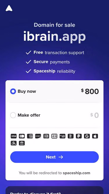 Screenshot of ibrain.app