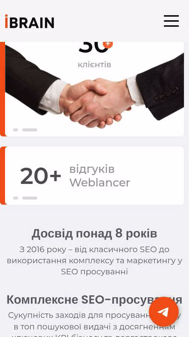Screenshot of ibrain.com.ua