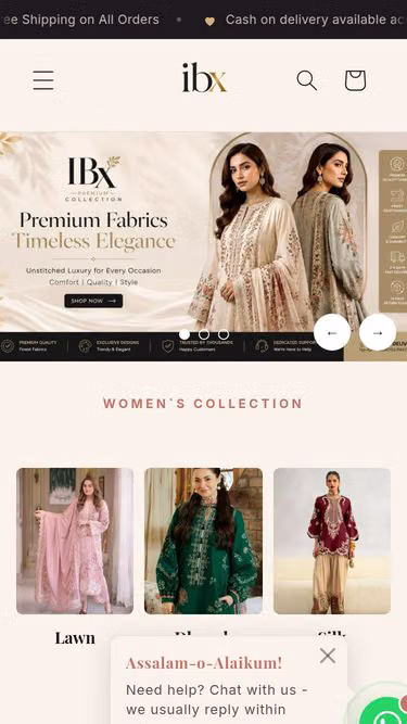Screenshot of ibx.com.pk