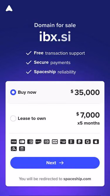 Screenshot of ibx.si