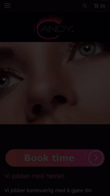 Screenshot of icandy.no