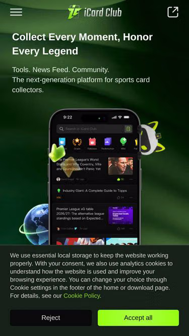 Screenshot of icard.club