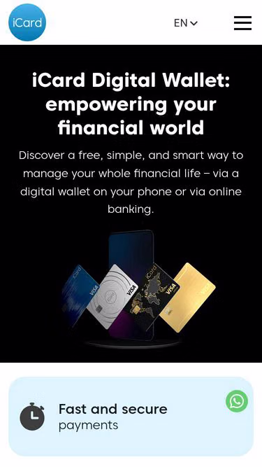 Screenshot of icard.eu