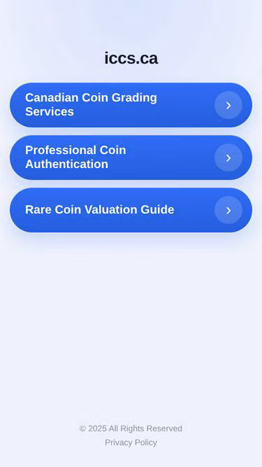 Screenshot of iccs.ca