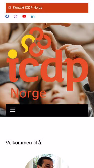 Screenshot of icdp.no