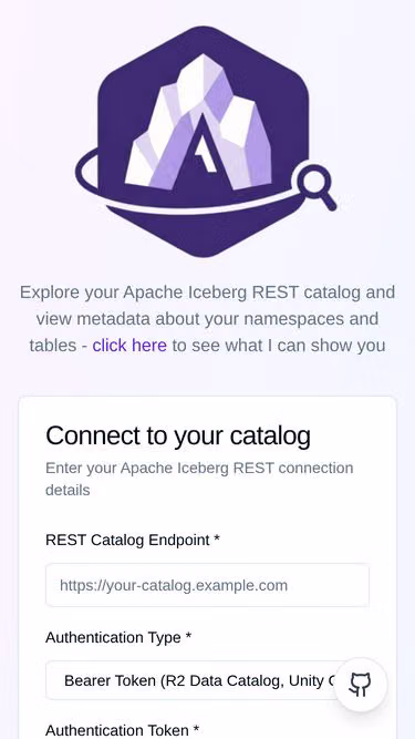 Screenshot of iceberg.rest