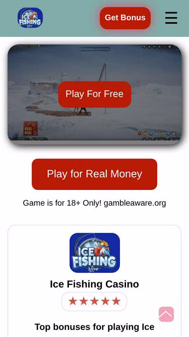 Screenshot of icefishinggame.uk